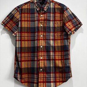 J. Crew Multicolor Plaid Casual Shirt